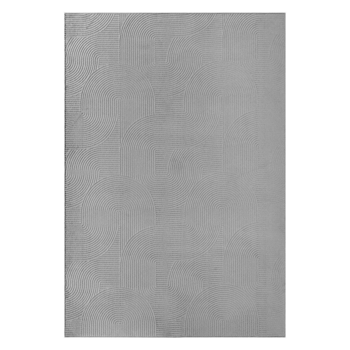 Dinarsu Teppich Stilo grau B/L: ca. 80x300 cm Stilo - grau (80,00/300,00cm) - Dinarsu