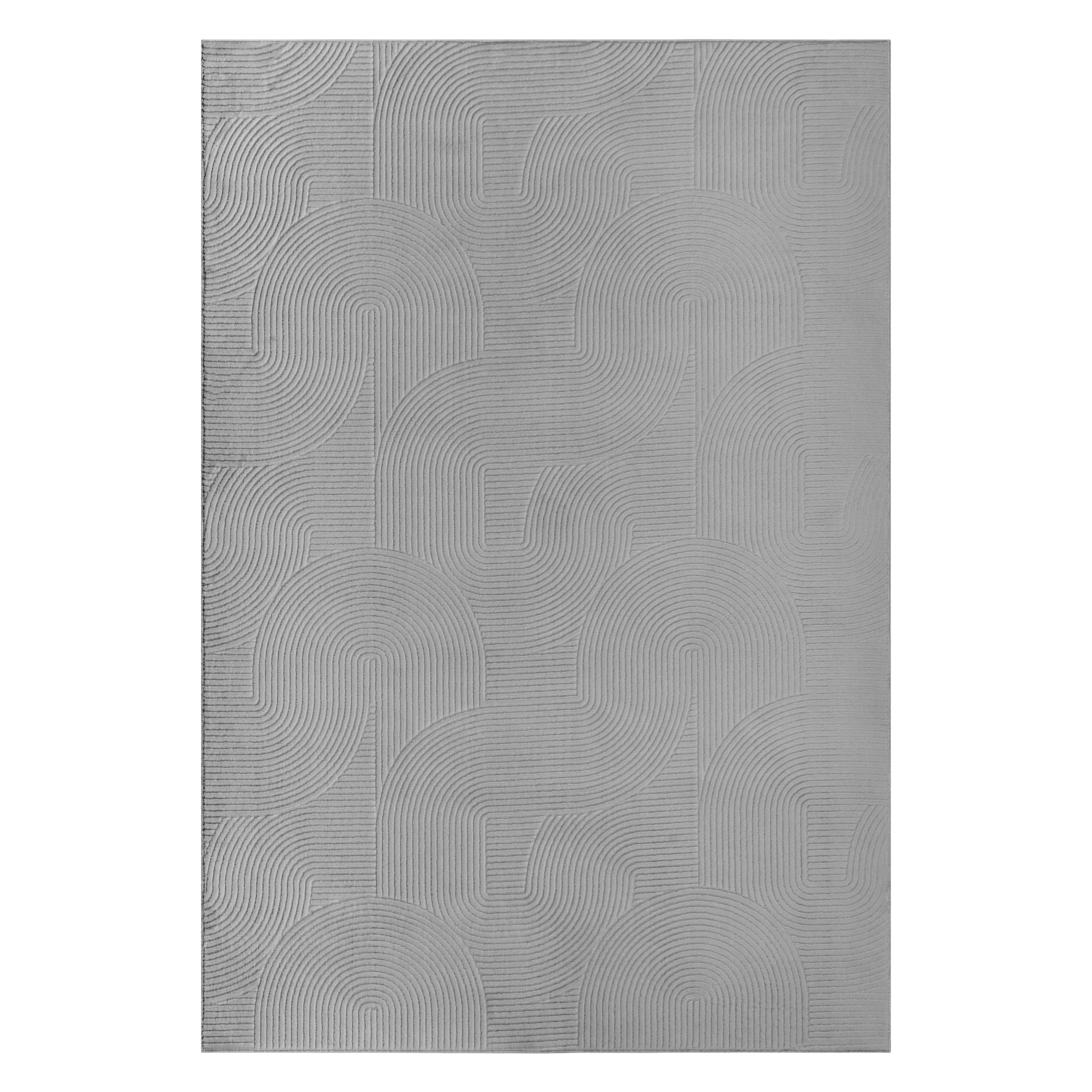 Thumbnail - Dinarsu Teppich Stilo grau B/L: ca. 140x200 cm