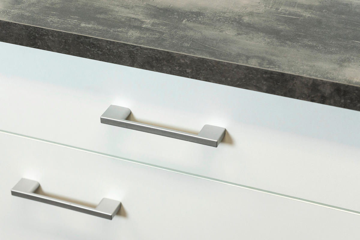 Flex-Well Unterschrank Lucca weiß matt B/H/T: ca. 50x85x60 cm Lucca - Eiche/weiß (50,00/85,00/60,00cm) - Flex-Well