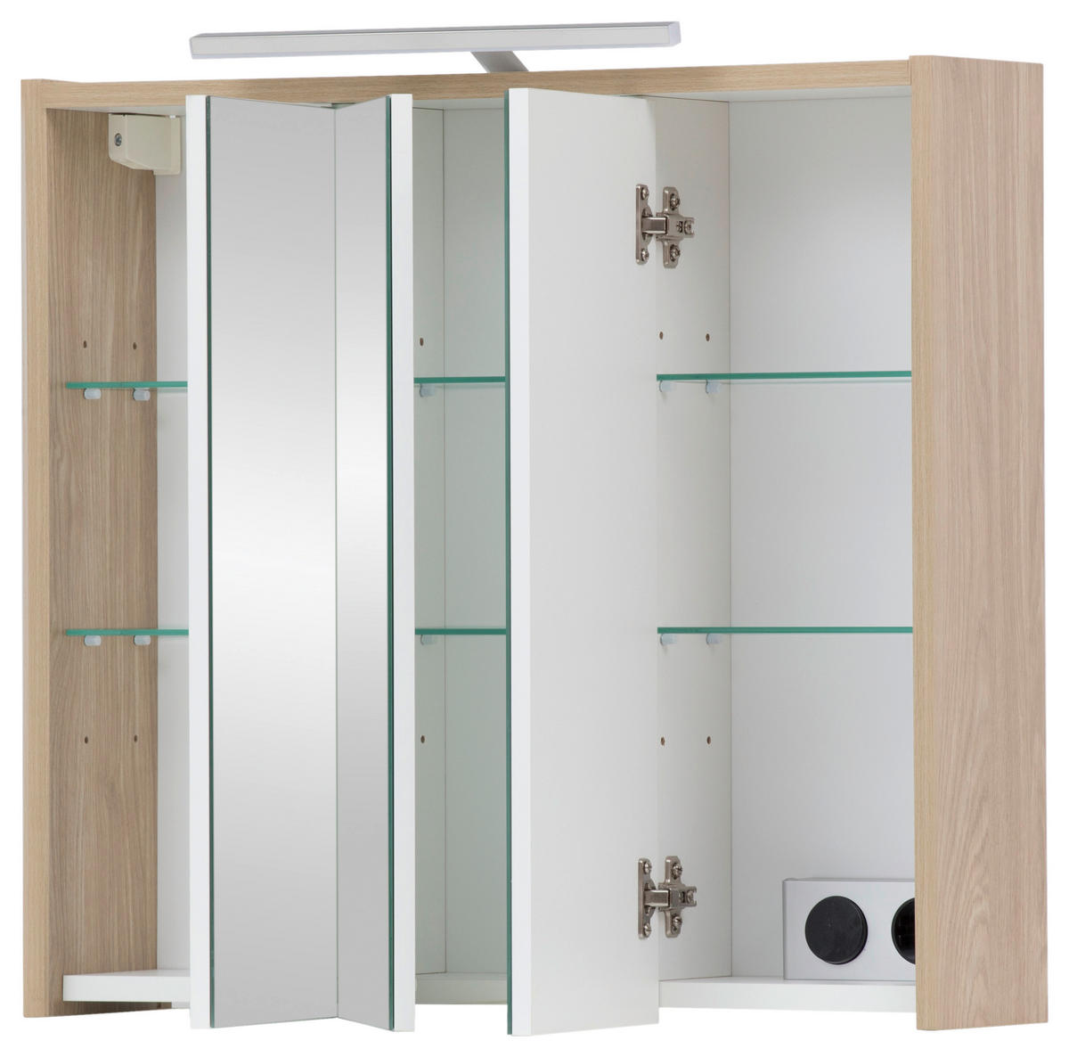 Spiegelschrank Flag Eiche Nachbildung B/H/T: ca. 65x64x16 cm Flag - Eiche (65,00/64,00/16,00cm) - Möbelpartner