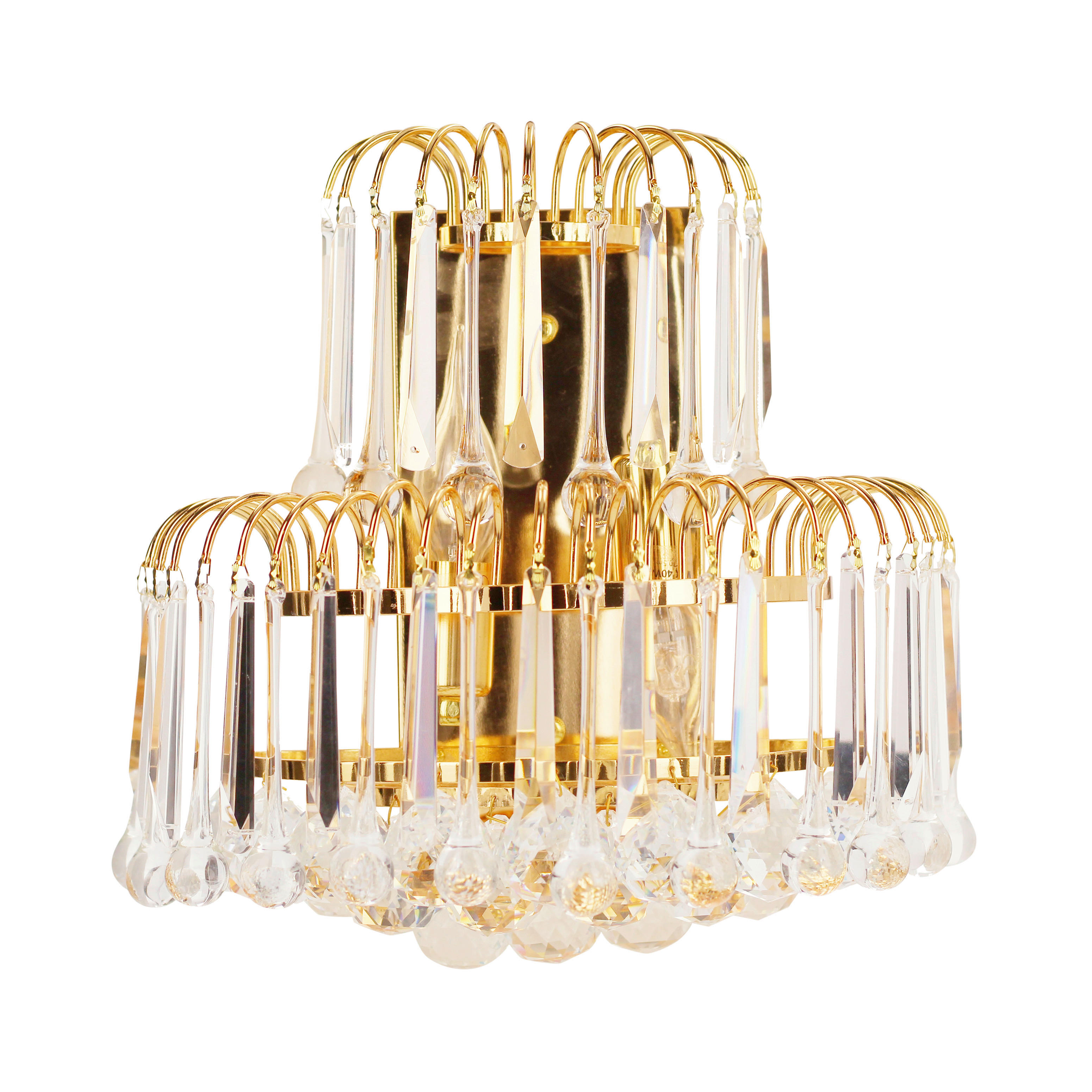 SPOT Light Wandleuchte Grenada 5100219 gold transparent Metall Glas H/D: ca günstig online kaufen