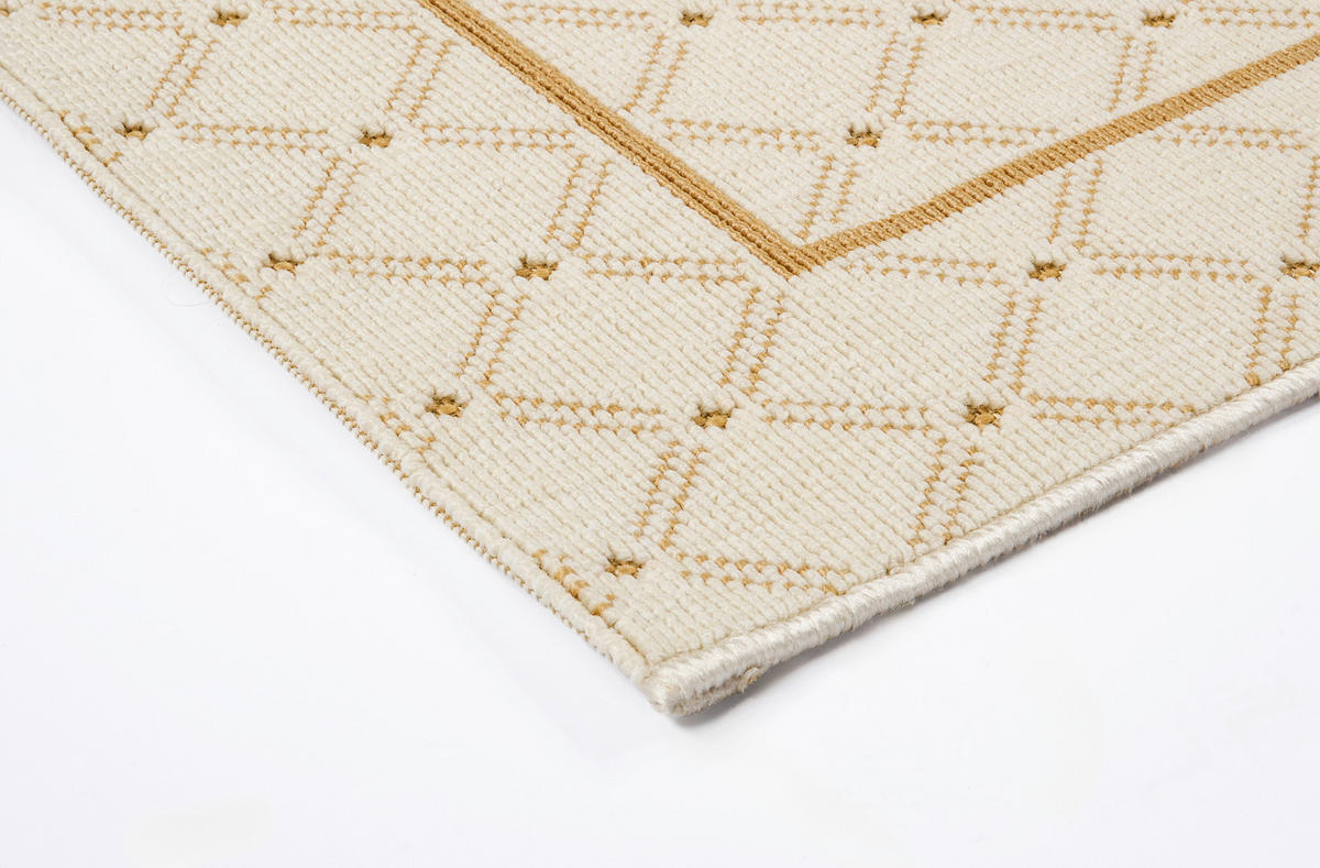 Webteppich Luxus beige B/L: ca. 120x170 cm Luxus - beige/gold (120,00/170,00cm)