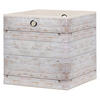 Motivbox Wood beige B/H/T: ca. 32x32x32 cm Wood - beige (32,00/32,00/32,00cm)