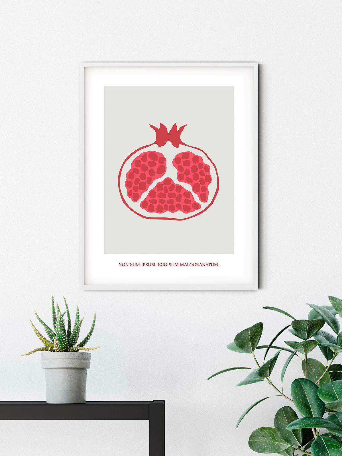 Komar Poster Cultivated Pomegranate Spruch B/L: ca. 50x70 cm Cultivated Pomegranate - (50,00/70,00cm) - Komar