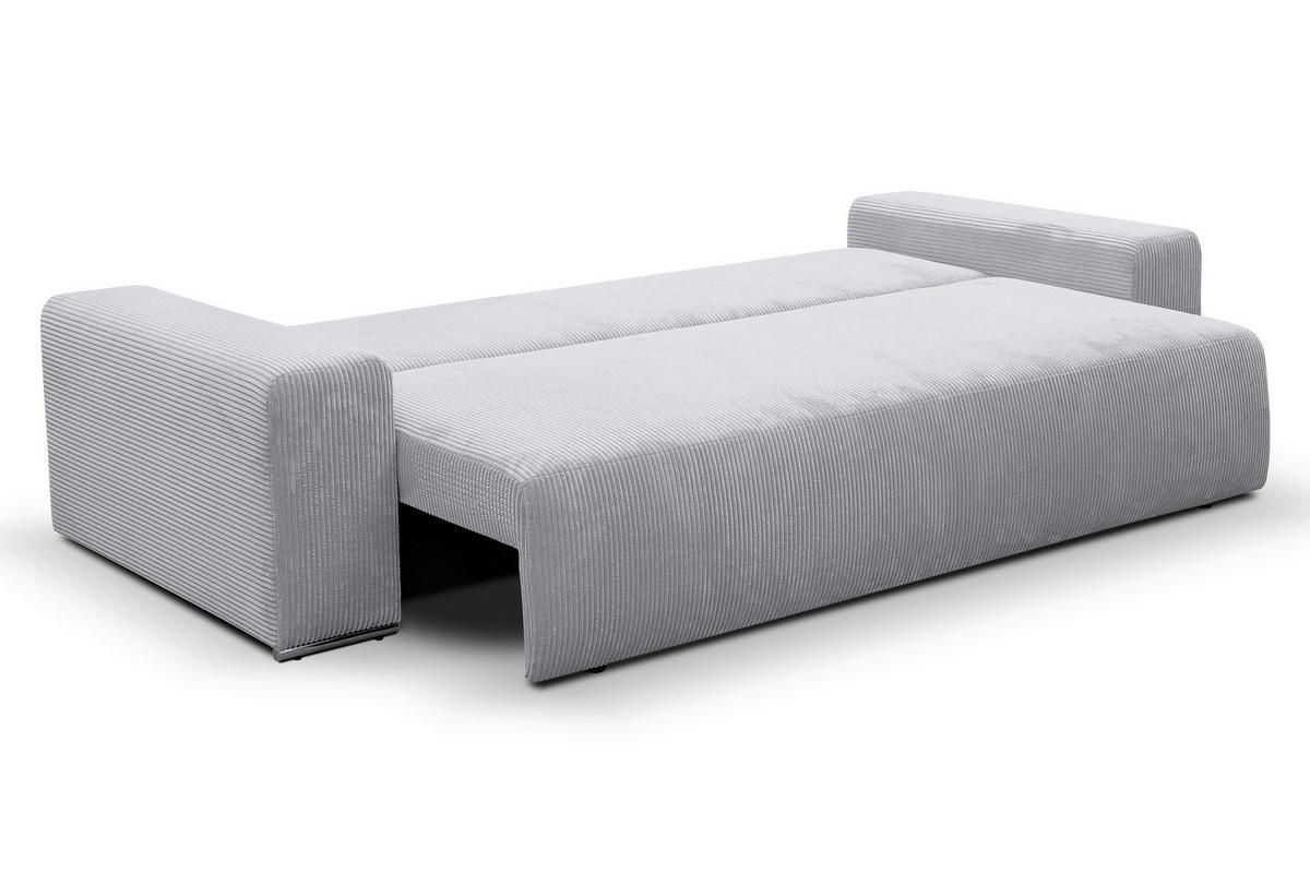 Schlafsofa Virginia grau B/H/T: ca. 257x87x102 cm Virginia - grau (257,00/87,00/102,00cm)