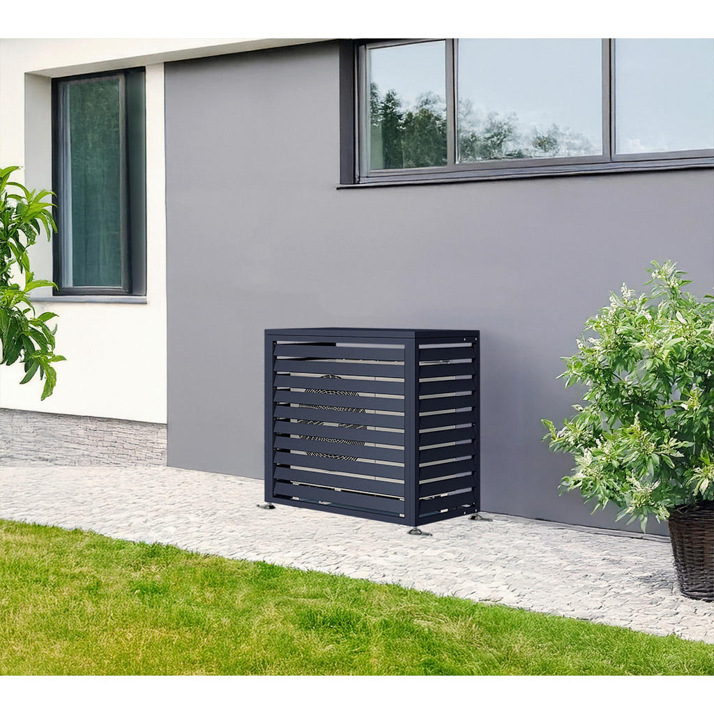 Thumbnail - Westmann Verkleidung Wärmepumpe Boxa anthrazit B/H/L: ca. 100x97x56 cm