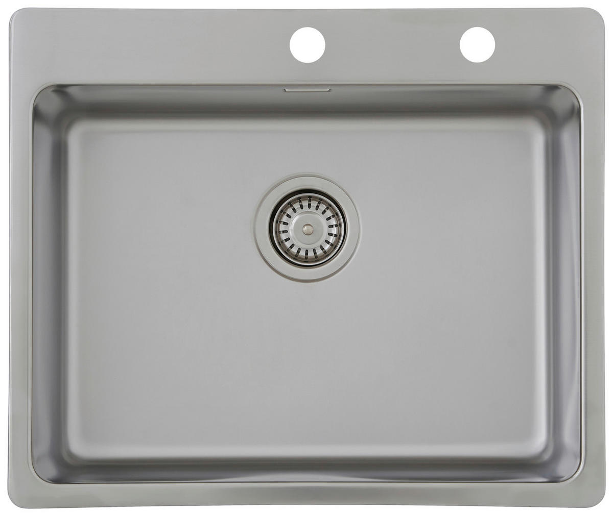 Respekta Einbauspüle Chicago 60 x 50 Edelstahl B/H/T: ca. 50x60x22,5 cm Chicago 60 x 50 - Edelstahl (50,00/60,00/22,50cm) - Respekta