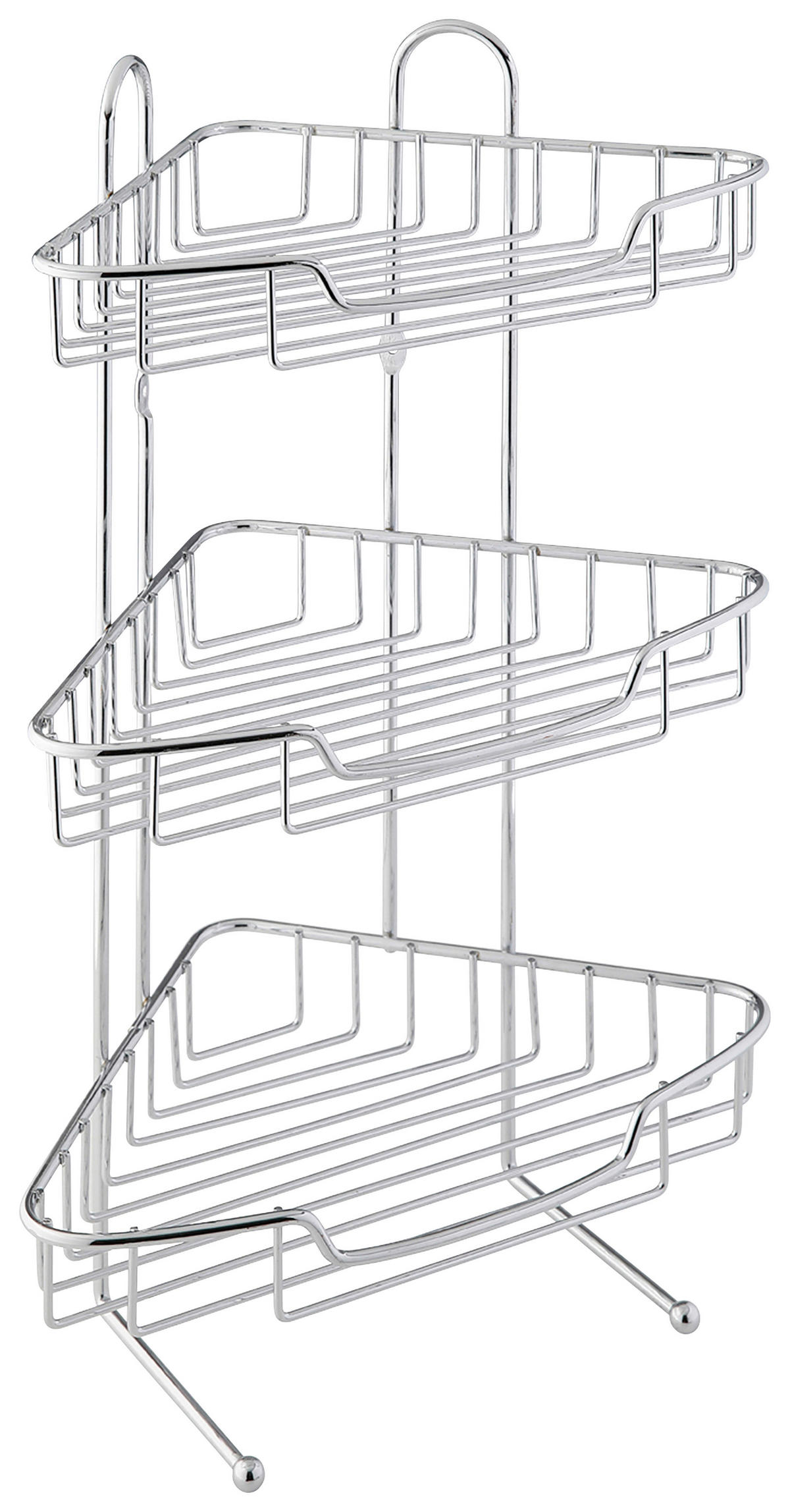 Eckregal Chrom Chrom B/H/L: ca. 20x42,5x20 cm Eckregal_Escala 282010 - Chrom (20,00/20,00/42,50cm) - Axentia