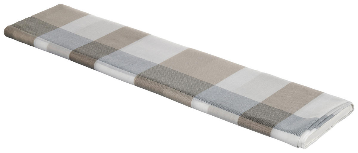 Dekostoff taupe B: ca. 140 cm Dekostoff 51329 Karo - taupe (140,00cm)
