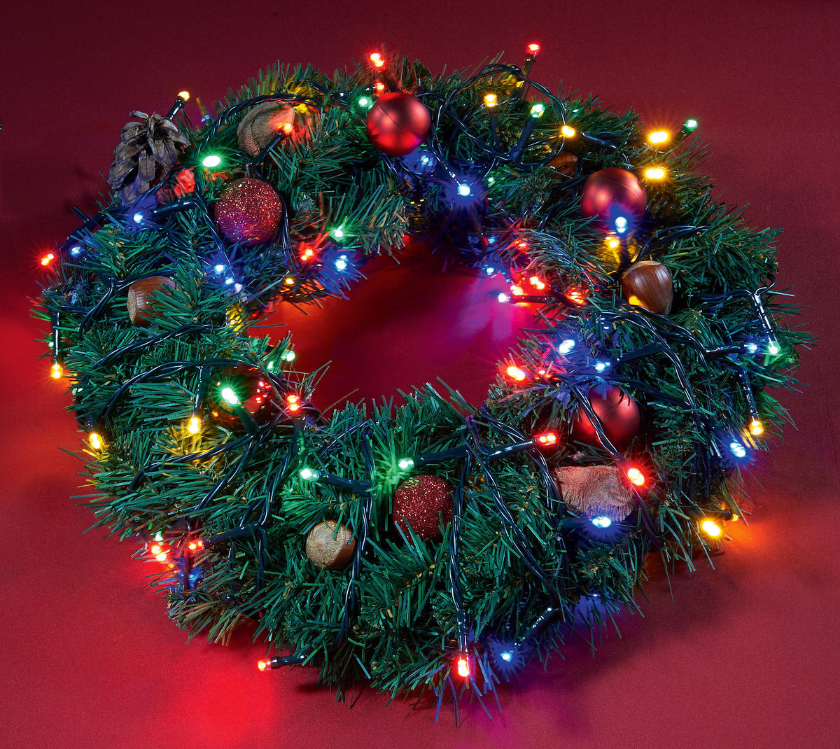 LED-Lichterkette multicolor Kunststoff L: ca. 300 cm LED-Lichterkette_40tlg. - multicolor (300,00cm)