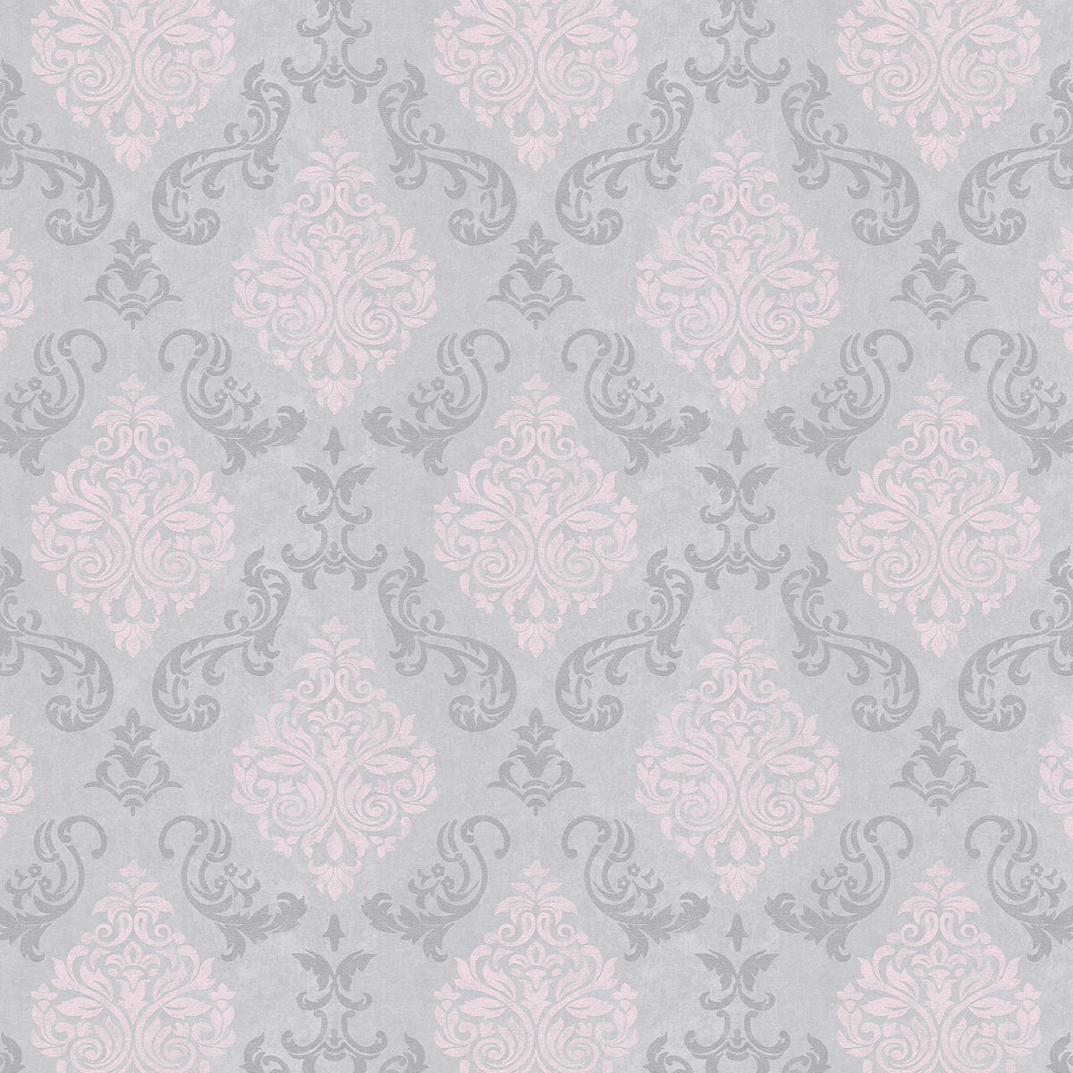 Vliestapete Ornament grau rosa B/L: ca. 53x1005 cm Vliestapete_95372-6 - rosa/grau (53,00/1005,00cm)