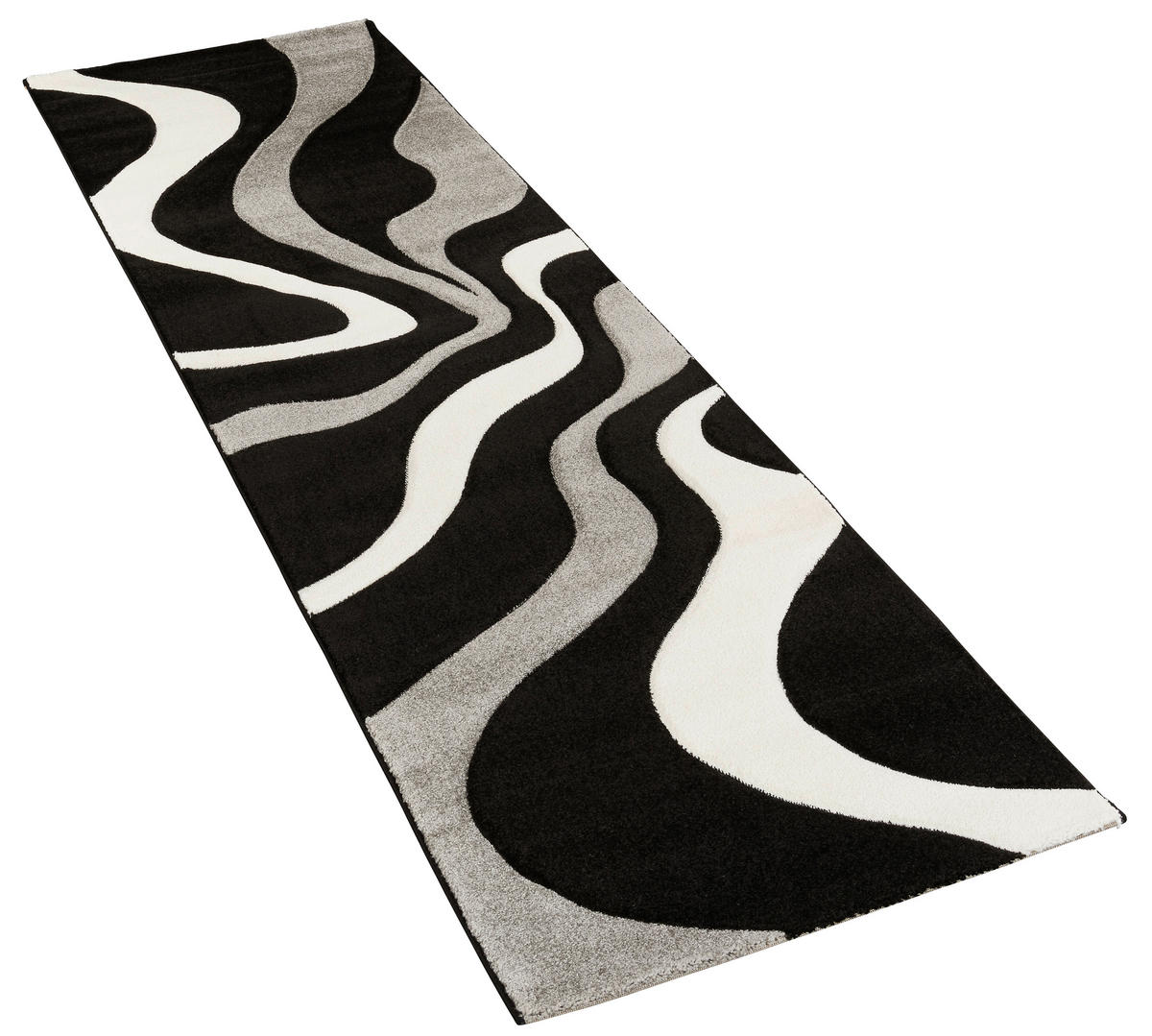 Webteppich Casino schwarz B/L: ca. 60x110 cm Casino - schwarz/grau (60,00/110,00cm)
