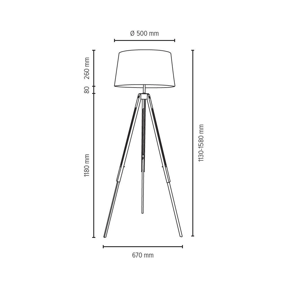 SPOT Light Stehleuchte SP-6024074 Tripod...