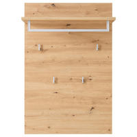 Garderobenpaneel Bari Eiche Artisan Nachbildung B/H/T: ca. 78x117x30 cm Bari - Eiche (78,00/117,00/30,00cm)