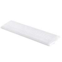 Scheibengardinen-Meterware weiß H: ca. 60 cm Scheibengardine - weiß (60,00cm)