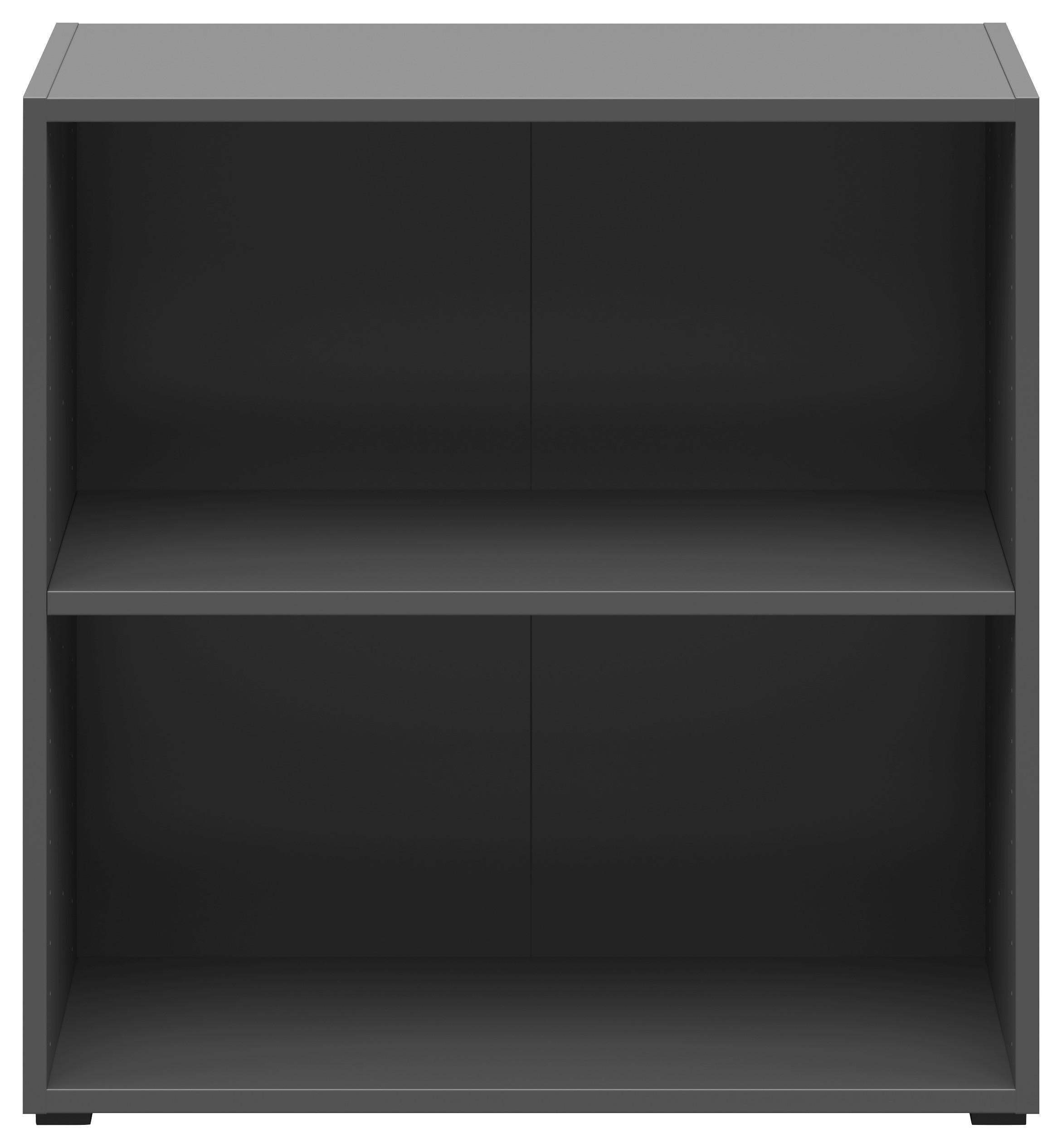Regal System 64 anthrazit matt B/H/T: ca. 64x64x33 cm System 64 - anthrazit (64,00/64,00/33,00cm)