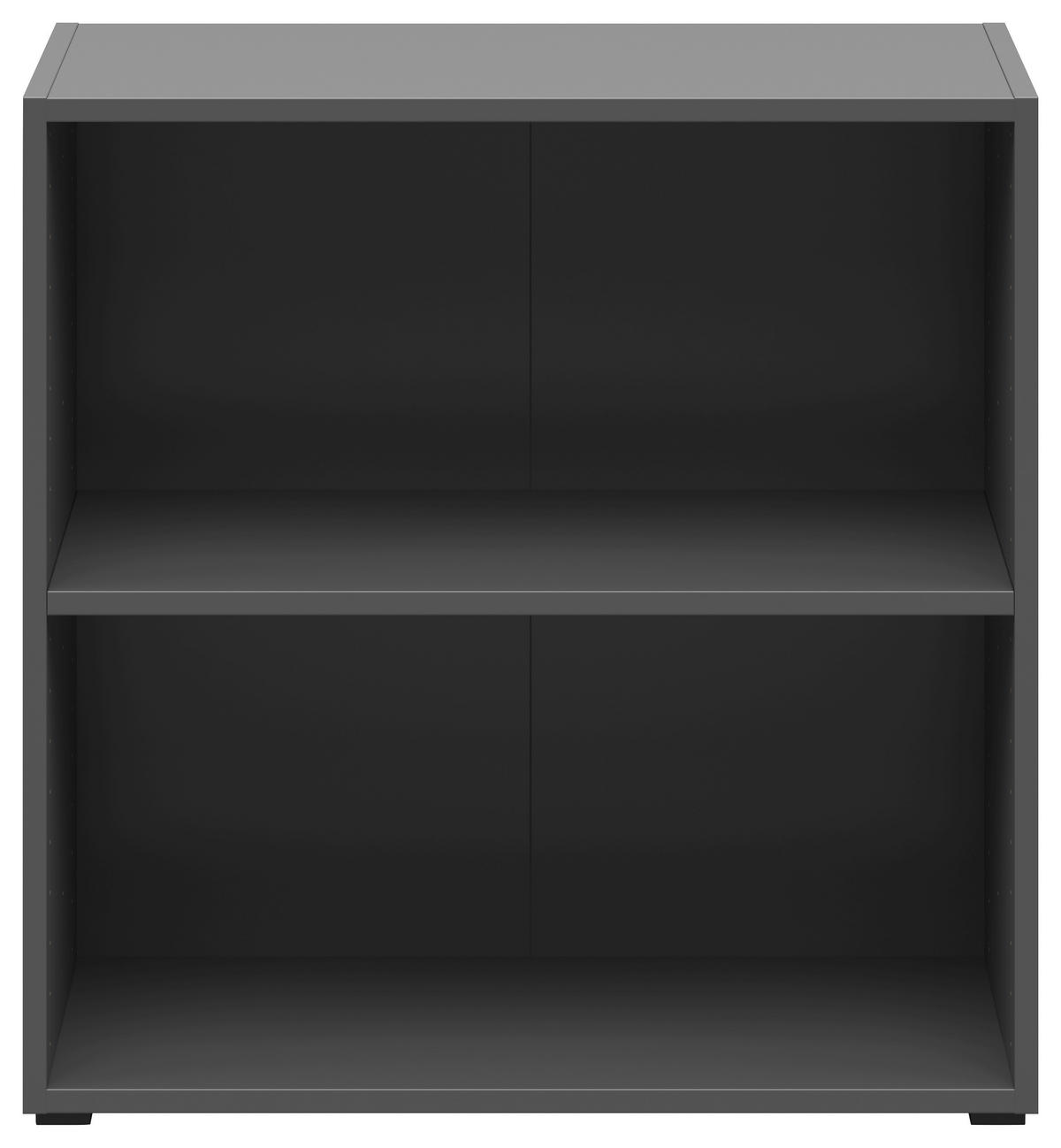 Regal System 64 anthrazit matt B/H/T: ca. 64x64x33 cm System 64 - anthrazit (64,00/64,00/33,00cm)