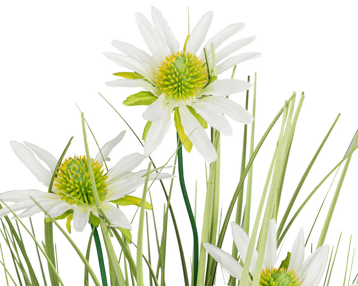 Kunstpflanze grün Kunststoff Rudbeckiengras - grün