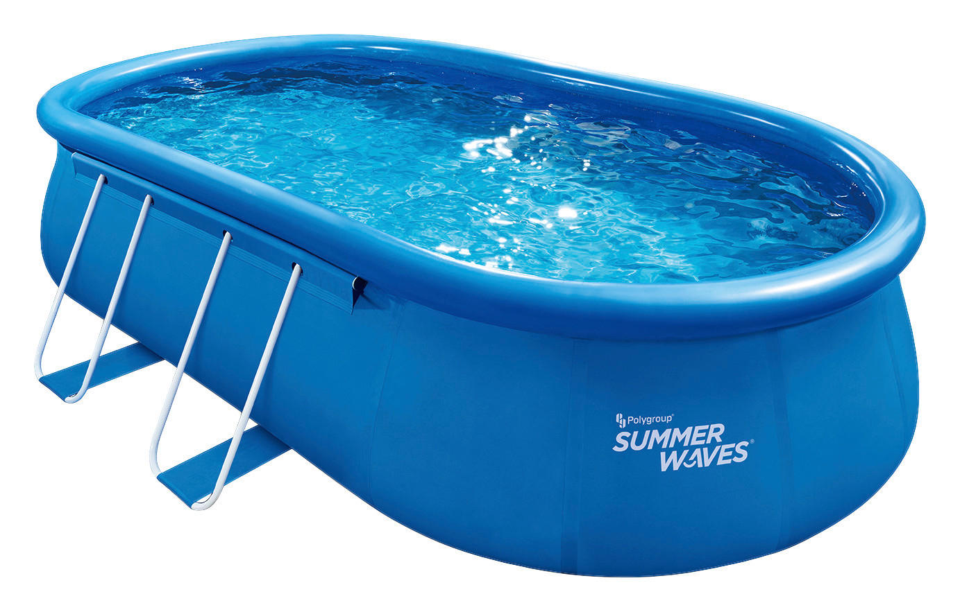 Summer Waves Poolset Quick Set B/H/L: ca. 549x107x305 cm Quick Set - blau (305,00/549,00/107,00cm) - Summer Waves