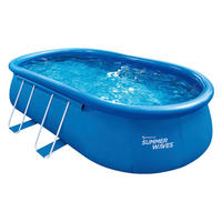 Summer Waves Poolset Quick Set B/H/L: ca. 549x107x305 cm Quick Set - blau (305,00/549,00/107,00cm) - Summer Waves