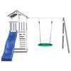 AXI Spielturm Beach Tower blau B/H/L: ca. 357x242x349 cm Beach Tower - blau/weiß (349,00/357,00/242,00cm) - AXI