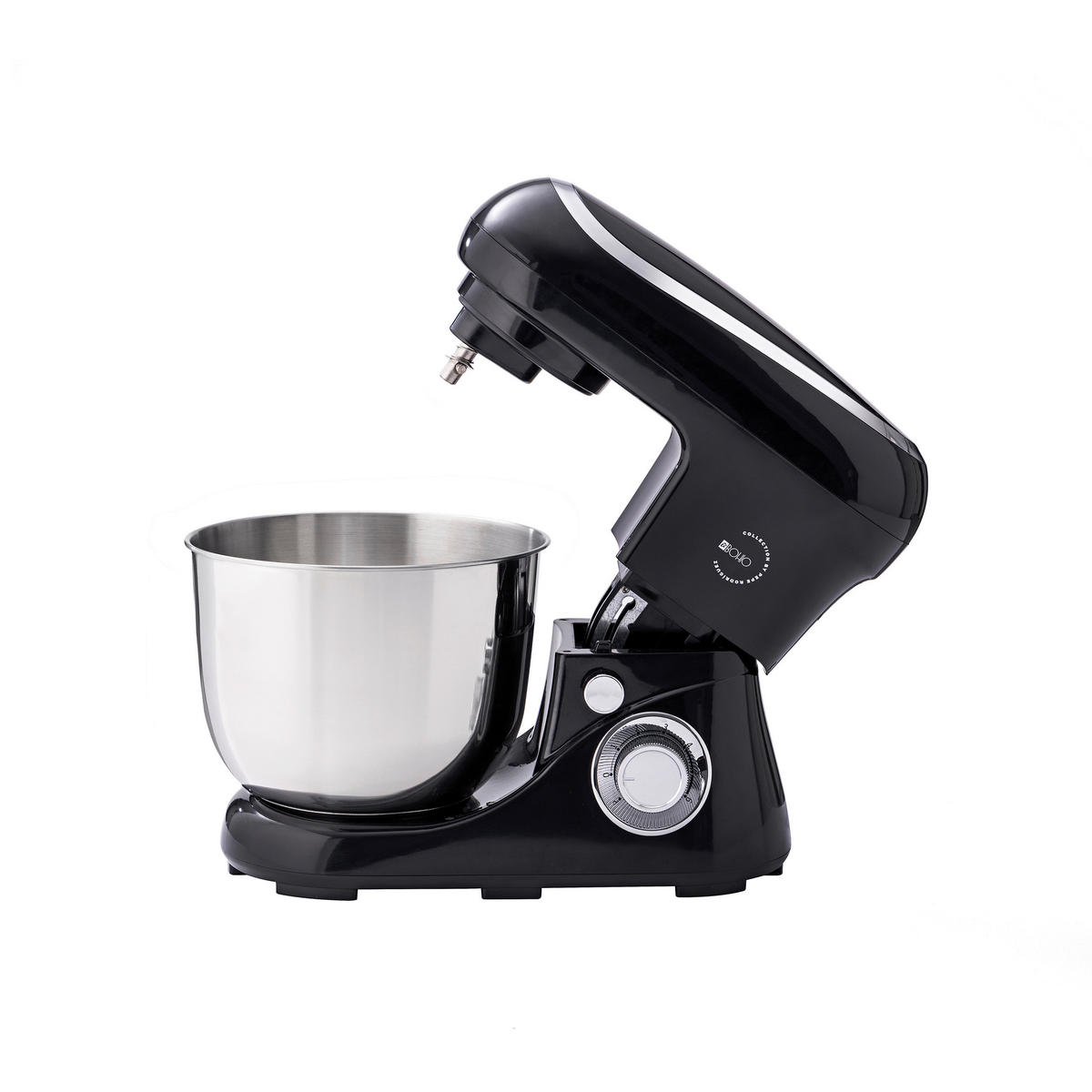 BERGNER Küchenmaschine BG-50043-BK schwarz Kunststoff Edelstahl B/H/L: ca. 23x32x39 cm ca. 5 l EL BOHIO - schwarz (39,00/23,00/32,00cm) - BERGNER