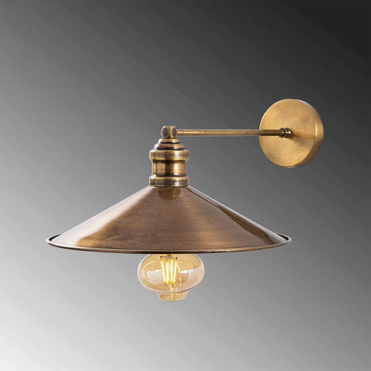 Opviq Wandleuchte Metall B/H/L: ca. 45x18x30 cm E27 1 Brennstellen Dodo - (30,00/45,00/18,00cm) - Opviq