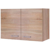 Hängeschrank Samoa weiß Eiche Nachbildung B/H/T: ca. 80x54,8x32 cm Samoa - Eiche/weiß (80,00/54,80/32,00cm) - Flex-Well