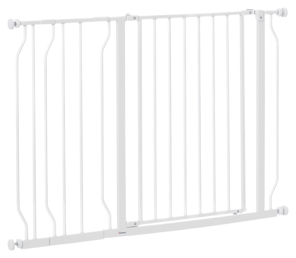 PawHut Schutzgitter weiß Kunststoff B/H/L: ca. 3x76x115 cm Schutzgitter - weiß (115,00/3,00/76,00cm) - PawHut