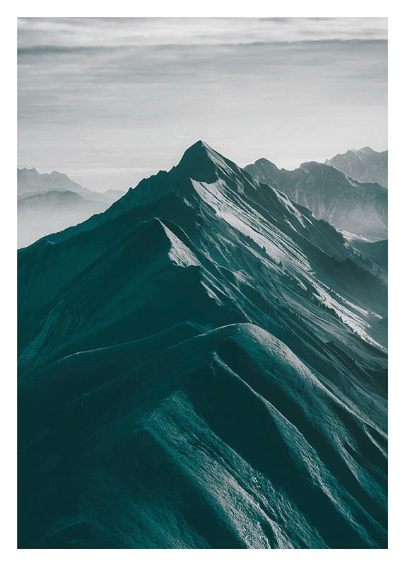 Komar Wandbild Mountains Top Berge B/L: ca. 50x70 cm günstig online kaufen