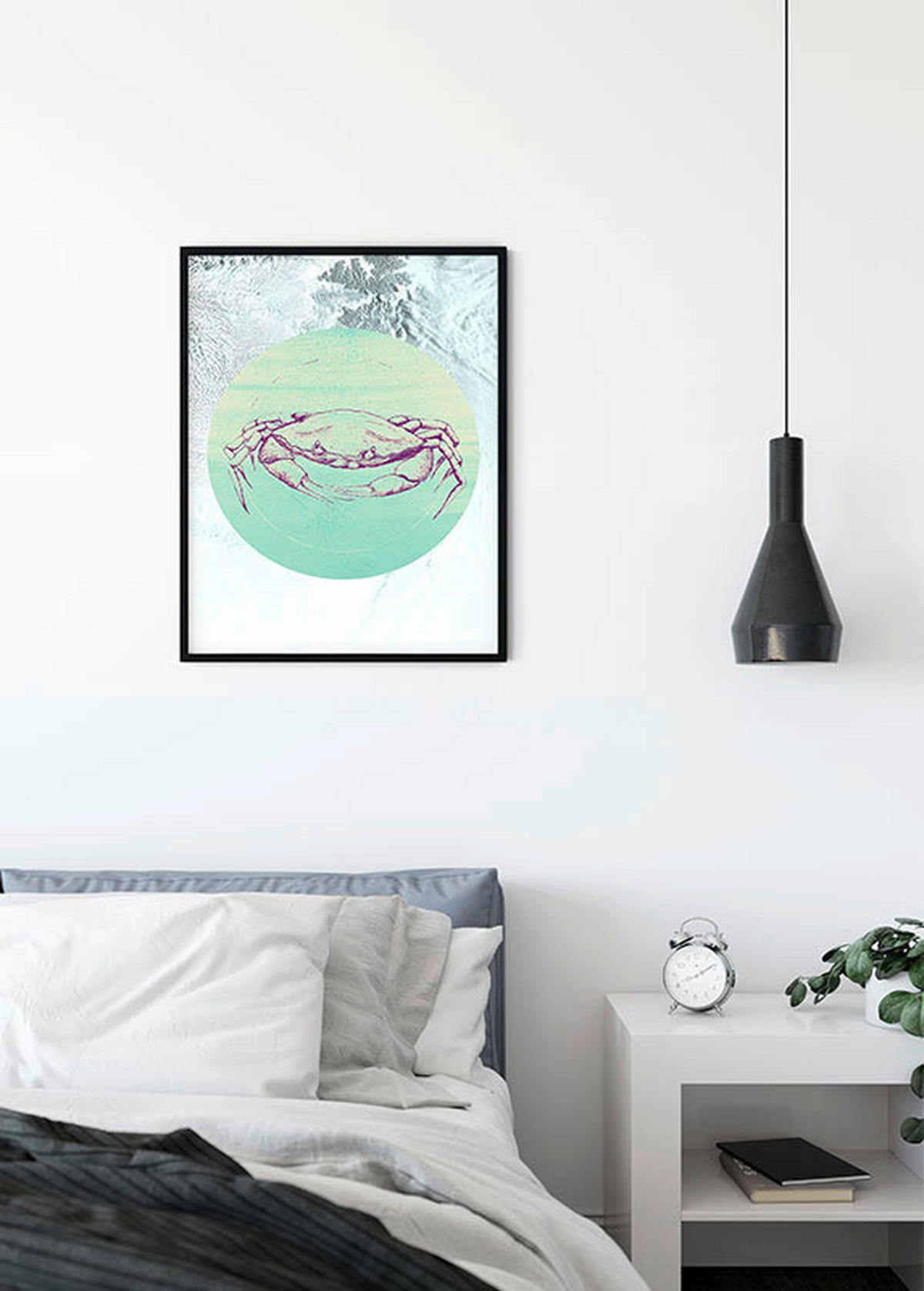 Komar Poster Crab Sea Tiere B/L: ca. 40x50 cm Crab Sea - (40,00/50,00cm) - Komar