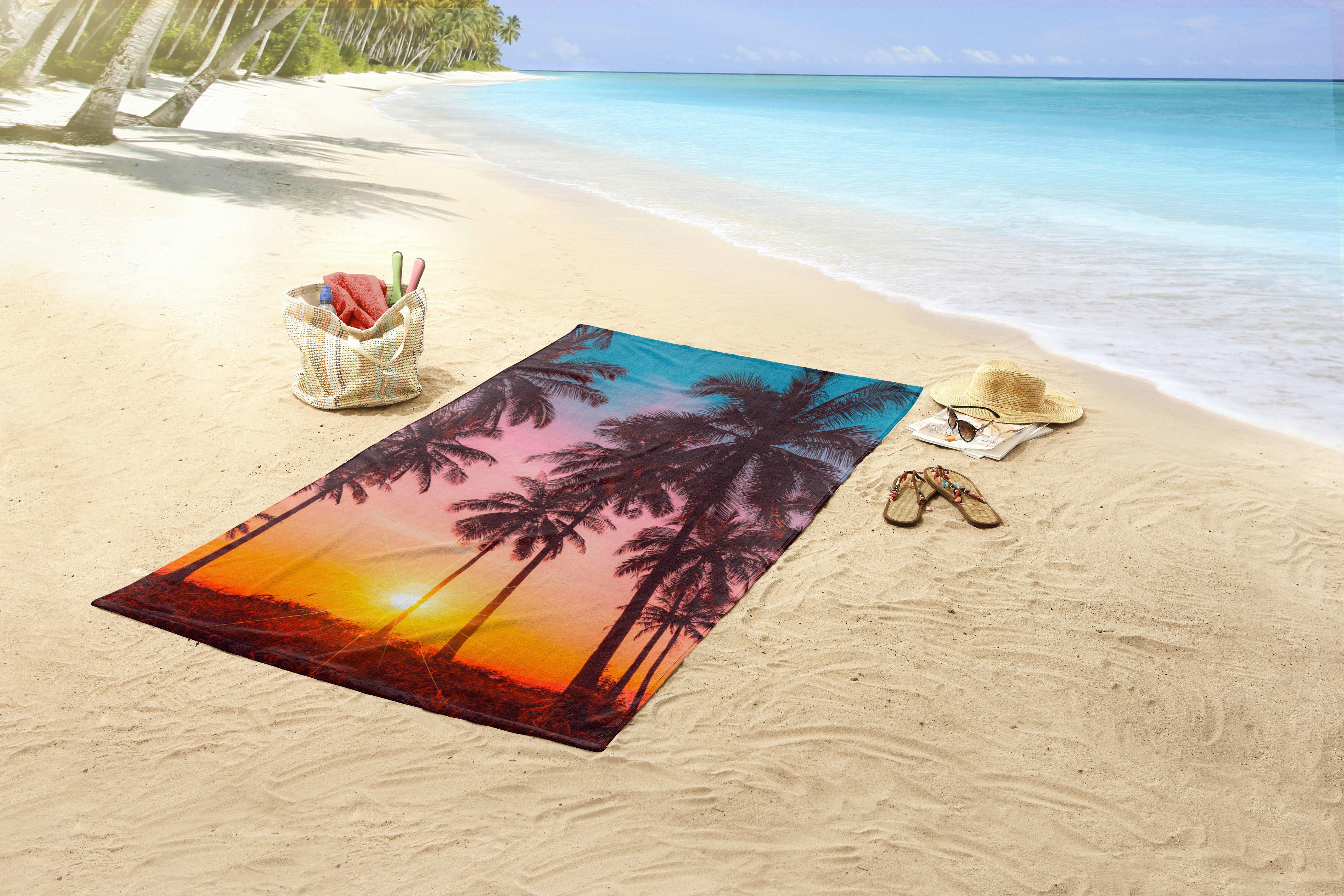 Strandtuch Bora Bora Multi Polyester B/L: ca. 100x180 cm Bora Bora - Multi (100,00/180,00cm) - Good Morning