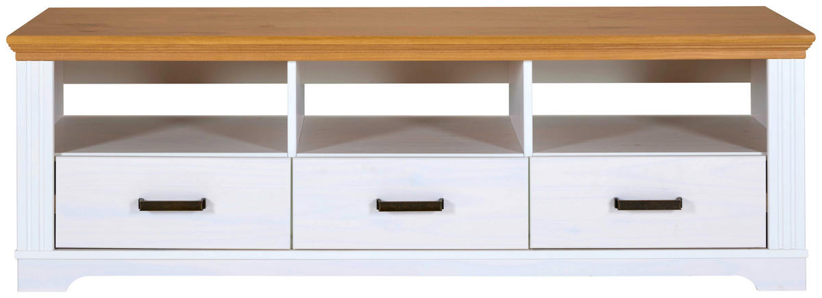 TV-Lowboard Maluno weiß lackiert B/H/L: ca. 48,3x53,2x166,4 cm Maluno - weiß (166,40/48,30/53,20cm) - Inter Link