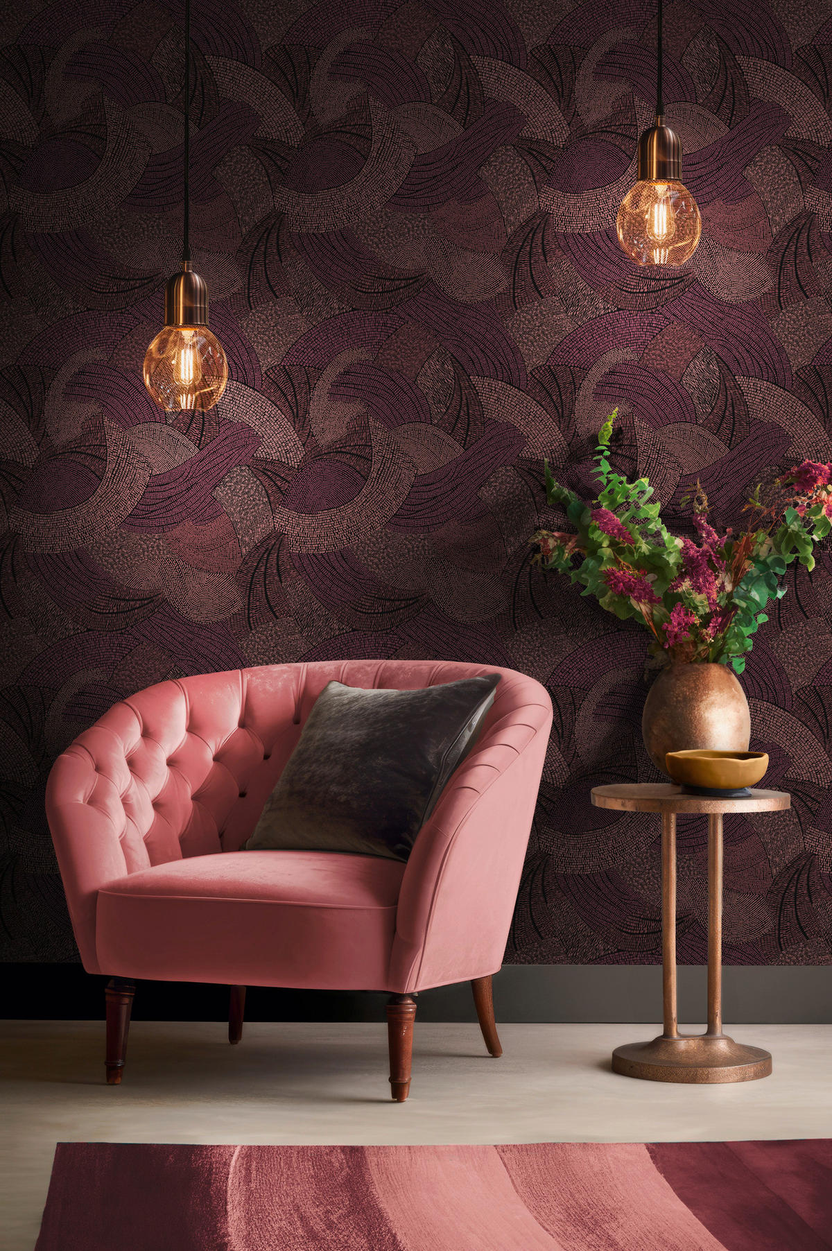 A.S.Création Vliestapete rot B/H/D: ca. 53x1005x9,2 cm Vliestapete - rot (9,20/1005,00cm) - A.S.Creation