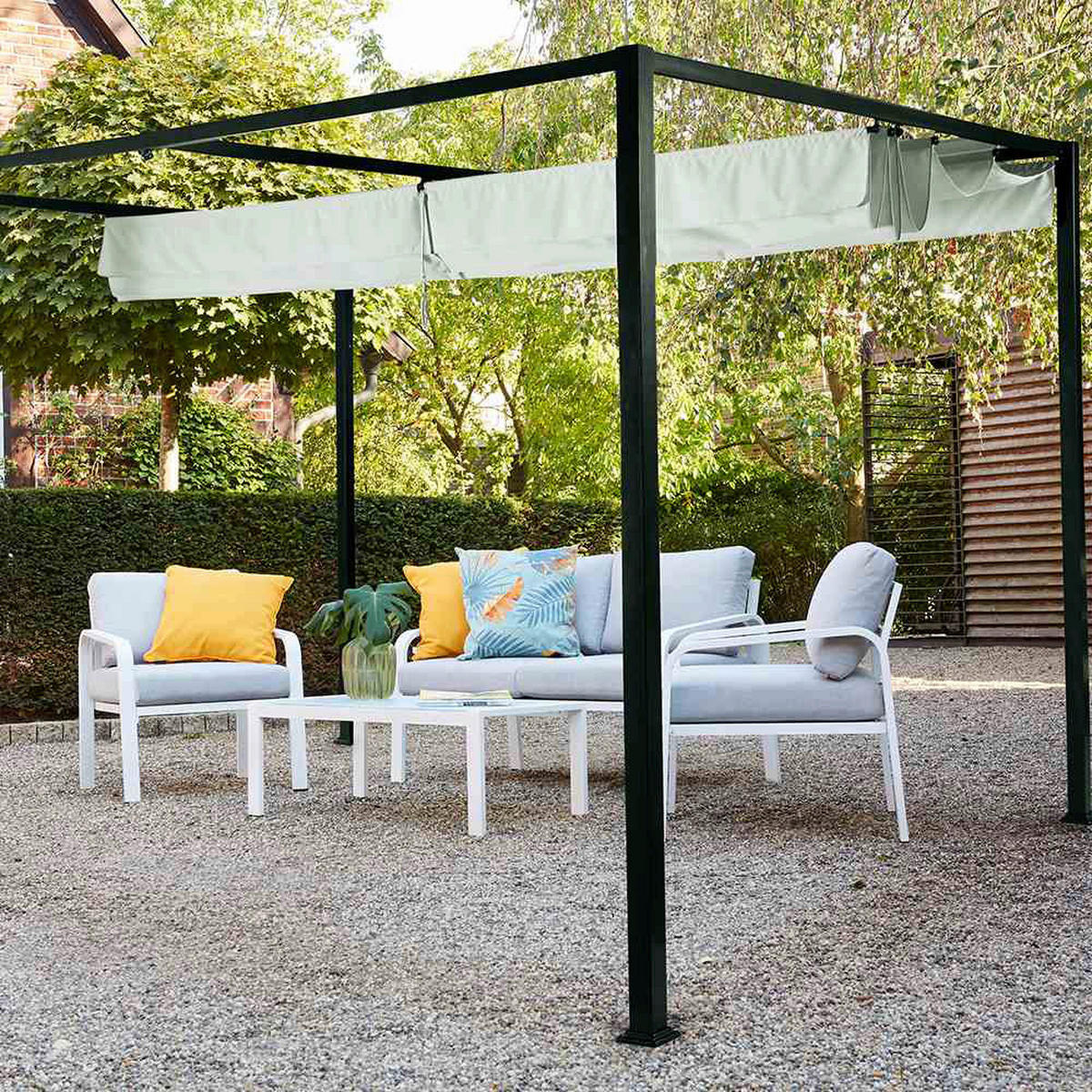 Gardamo Pavillon SKY grau Aluminium SKY - grau - Gardamo