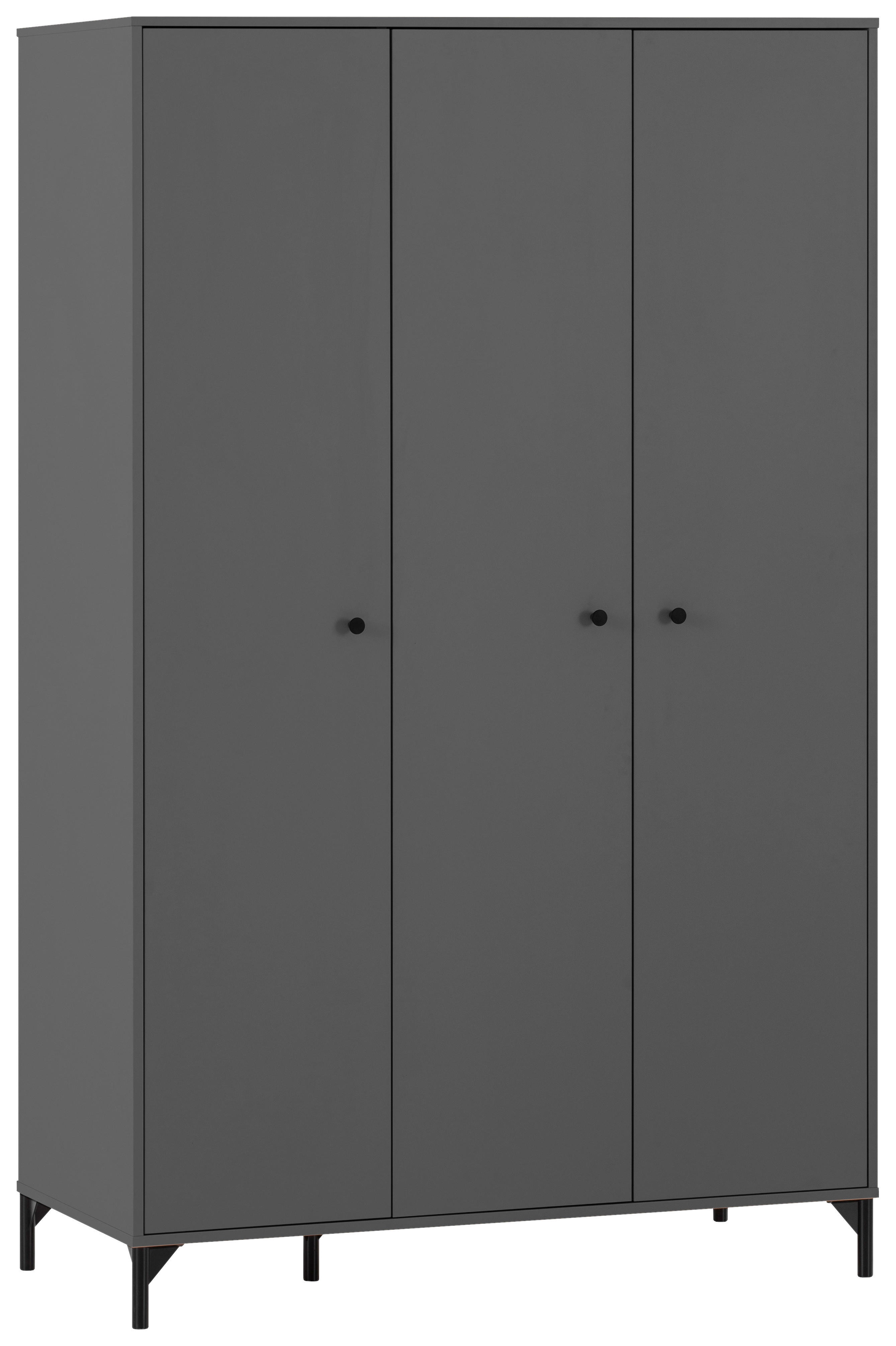 Kleiderschrank Smash anthrazit B/H/T: ca. 118x191,2x60 cm Smash - anthrazit (118,00/191,20/60,00cm) - Möbelpartner