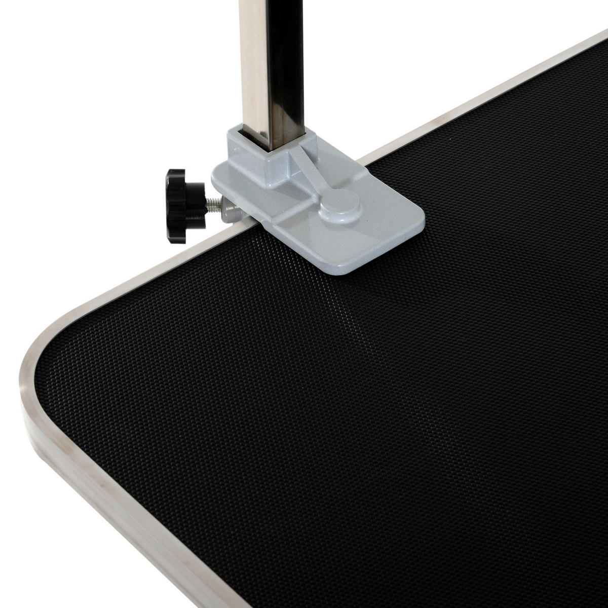 PawHut Hundetrimmtisch schwarz Gummi B/H/L: ca. 62x77x92 cm Hundetrimmtisch - schwarz/silber (92,00/62,00/77,00cm) - PawHut