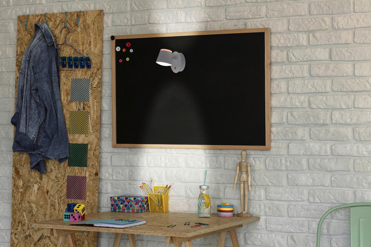 Näve Leuchten LED-Wandleuchte weiß Metall Kunststoff B/H/T: ca. 12x12x14,5 cm TONDO - weiß (12,00/12,00/14,50cm) - Näve Leuchten