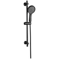 Duschsystem mattschwarz L/D: ca. 70x12 cm Brausegarnitur_Paris_Pocoline BLK - mattschwarz (12,00cm) - POCOline