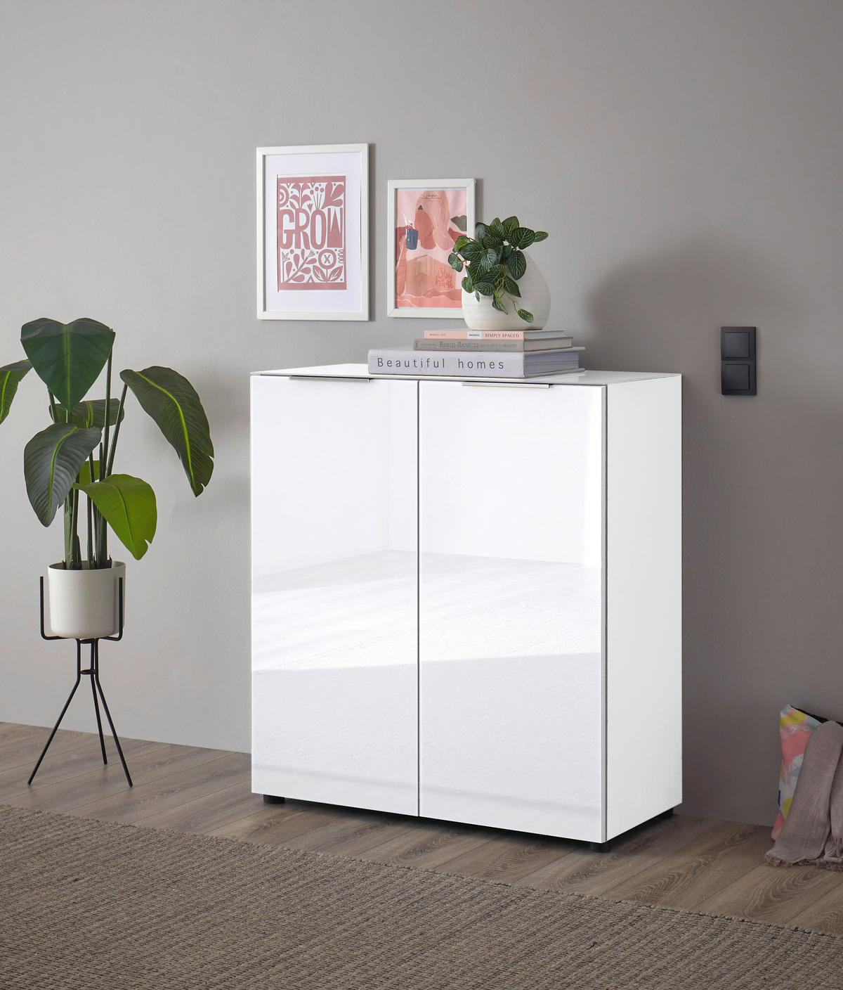 Kommode Santorin weiß B/H/T: ca. 90x99x40 cm Santorin - weiß (90,00/99,00/40,00cm)