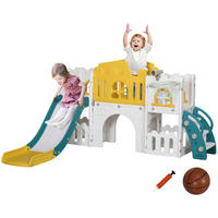 AIYAPLAY Kinderrutsche gelb B/H/L: ca. 177x99x178 cm Kinderrutsche - gelb (178,00/177,00/99,00cm) - AIYAPLAY