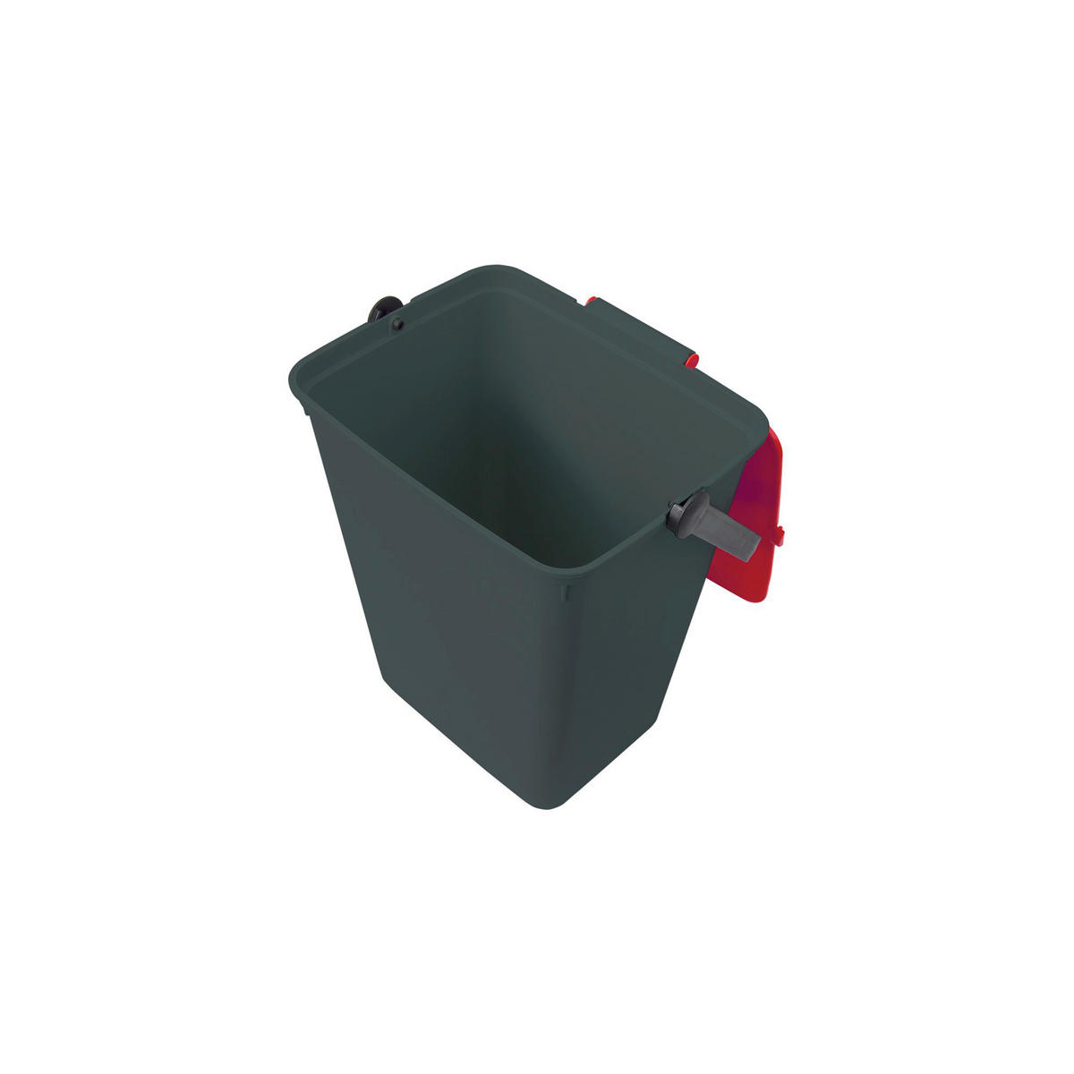 Eco-Logico Abfalltrennbehälter 4er Set mehrfarbig B/H/L: ca. 26,5x41x30,5 cm Abfalltrennbehälter_4xca.14l - mehrfarbig/grau (30,50/26,50/41,00cm) - Eco-Logico