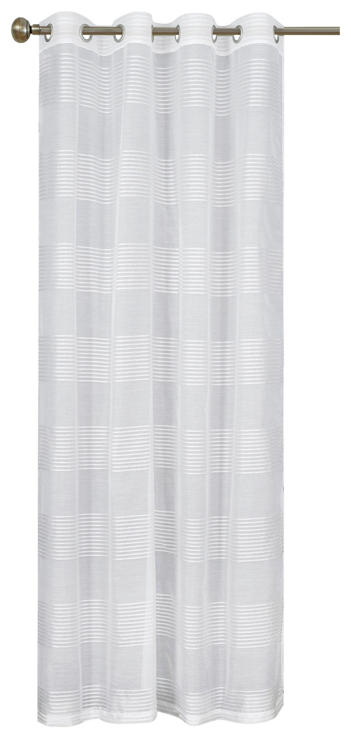 home Topline Ösenvorhang Mina weiß B/L: ca. 135x245 cm Mina - weiß (135,00/245,00cm) - home Topline