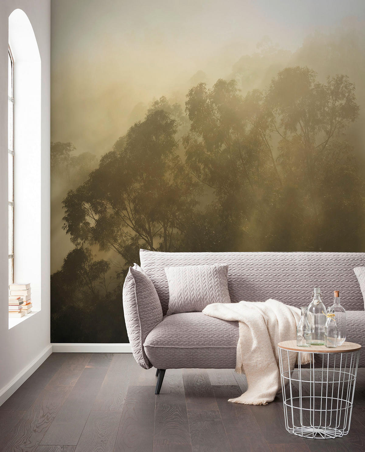 Komar Fototapete Foggy Sunshine B/L: ca. 400x250 cm Foggy Sunshine - (400,00/250,00cm) - Komar