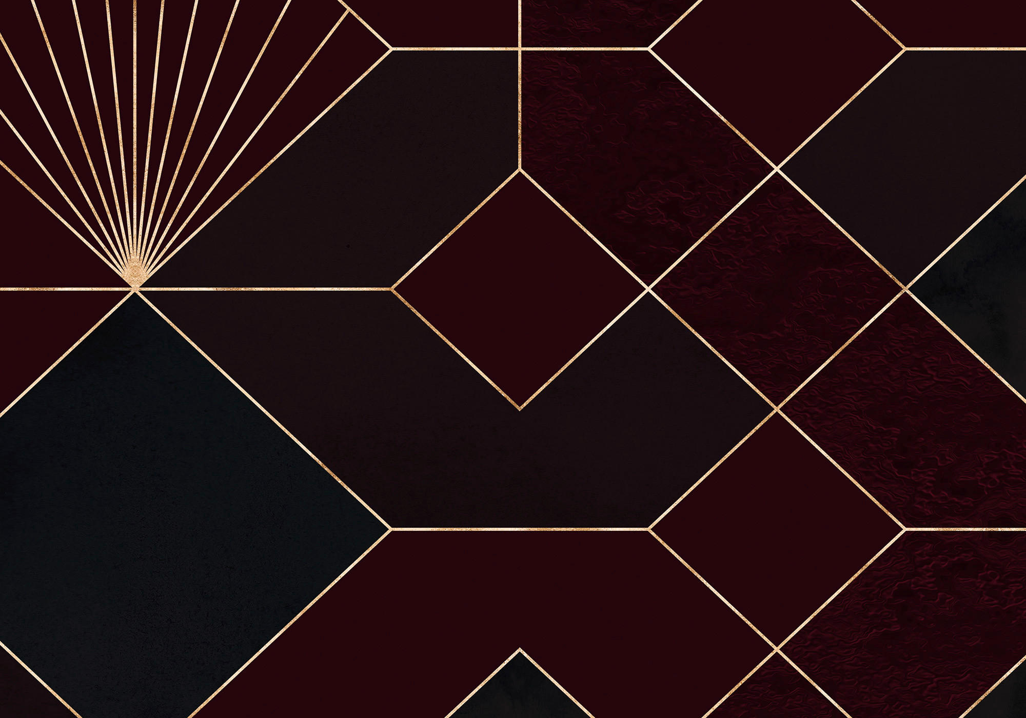 Komar Fototapete Coquilles Rouges B/L: ca. 150x280 cm Coquilles Rouges - (150,00/280,00cm) - Komar