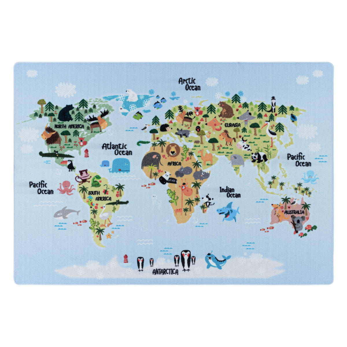 Ayyildiz Teppich PLAY blau B/L: ca. 140x200 cm PLAY - blau (140,00/200,00cm) - Ayyildiz