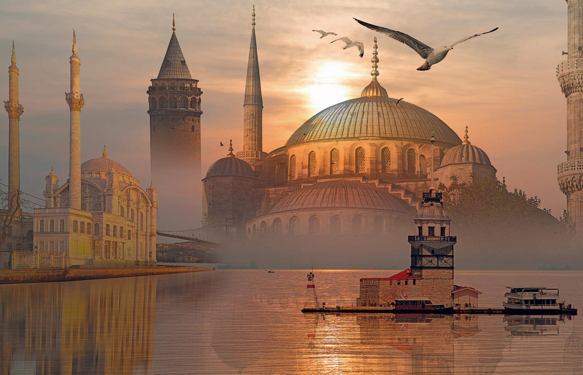 Keilrahmenbild Moschee Keilrahmenbild 140x90cm