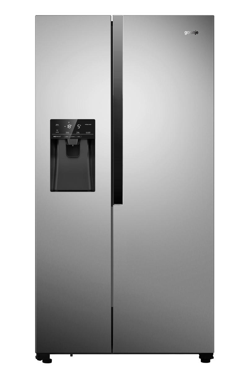 Gorenje Side-by-Side NRS9EVX Edelstahloptik B/H/T: ca. 91x179x69 cm