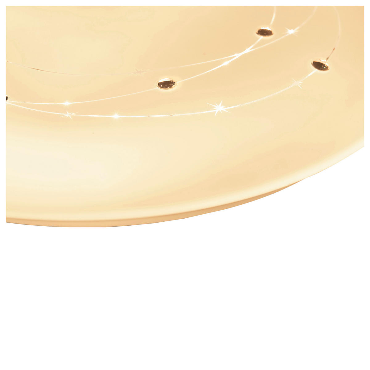 Näve Leuchten LED-Deckenleuchte weiß Kunststoff Metall B/H/T/D: ca. 61x9,5x61x61 cm LISSABON - weiß (61,00/9,50/61,00cm) - Näve Leuchten