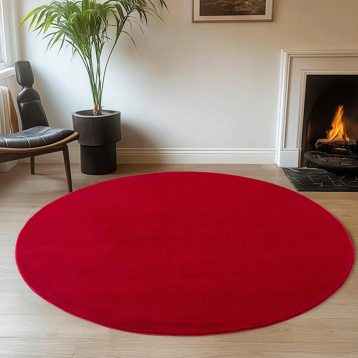 Ayyildiz Teppich JOY rot D: ca. 200 cm JOY - rot (200,00cm) - Ayyildiz